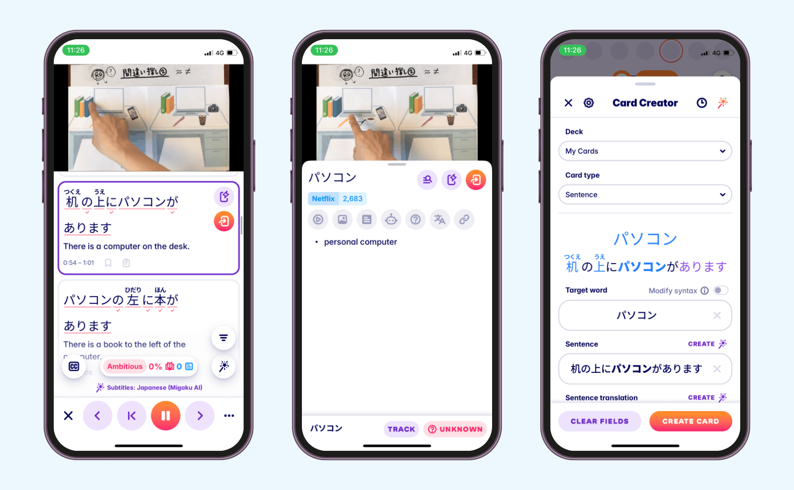 improve your proficiency in the new language with migaku tools