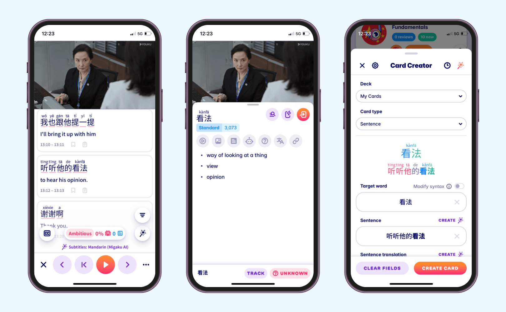learn mandarin with migaku browser extension and app