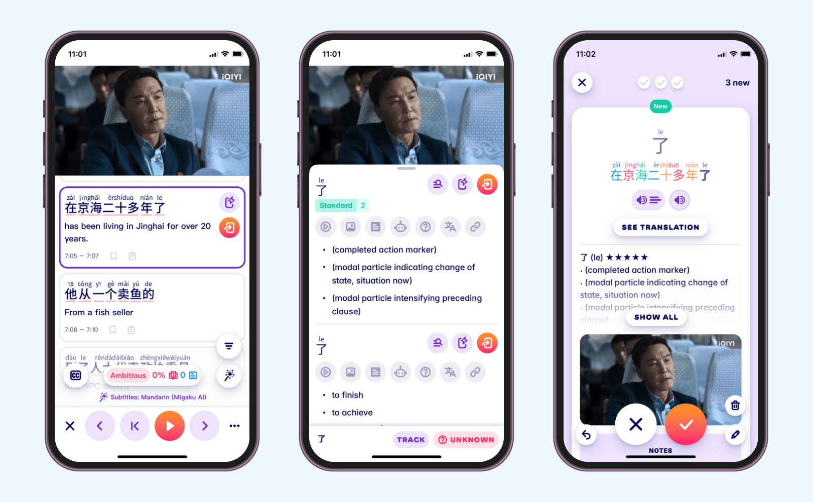 Chinese language particle at the end of a sentence