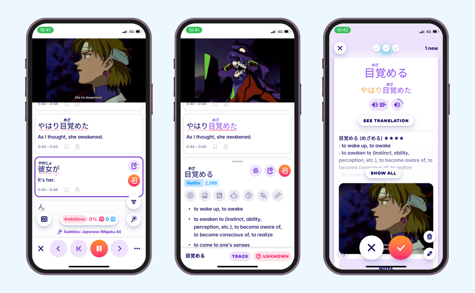 Studying Japanese with Migaku