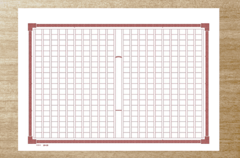 Write Japanese on the practice sheet