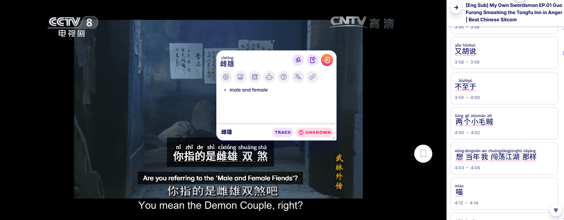 learn chinese language with migaku