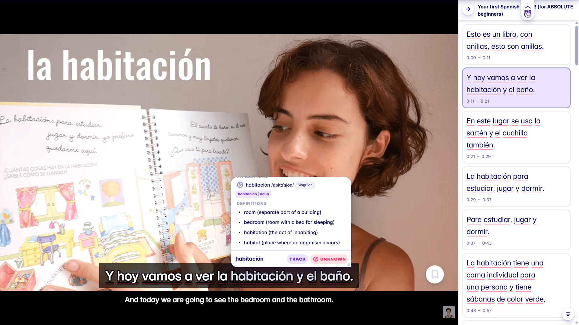 learning spanish with migaku