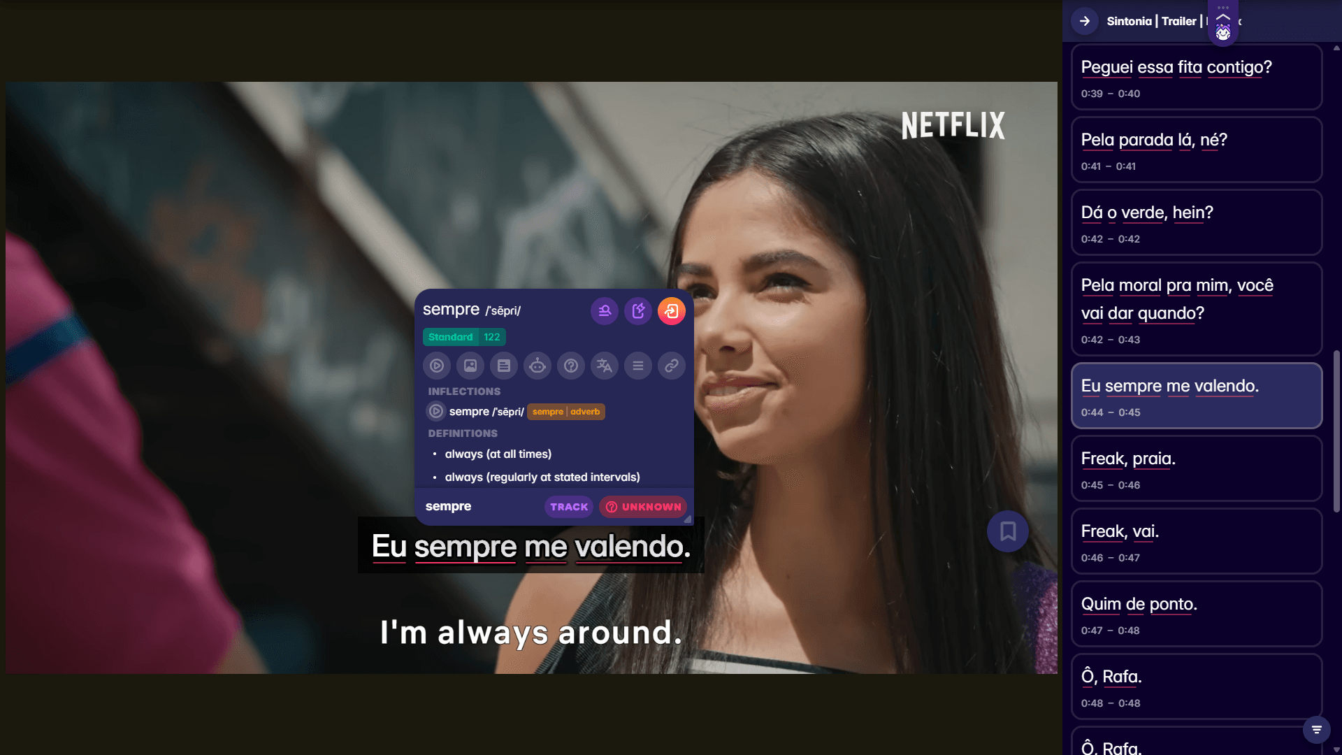 want to learn portuguese with migaku?