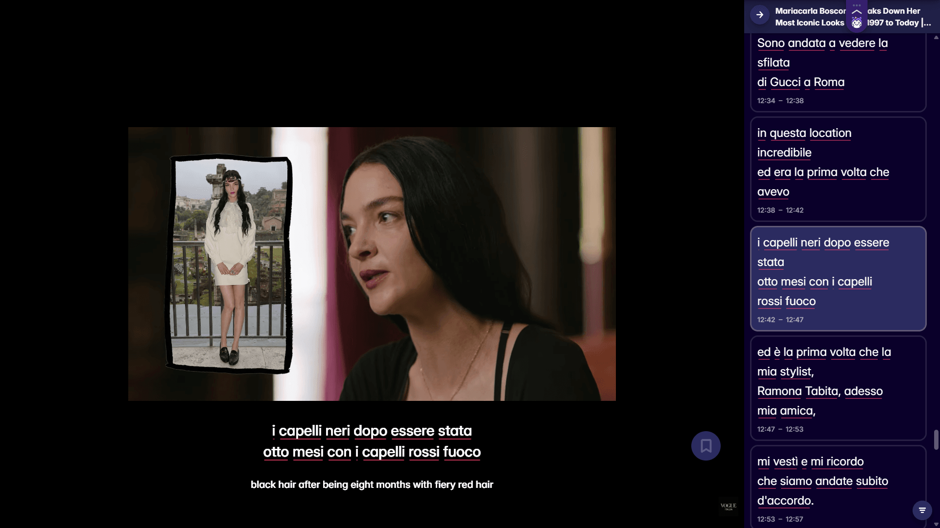 learn italian terms and phrases with migaku