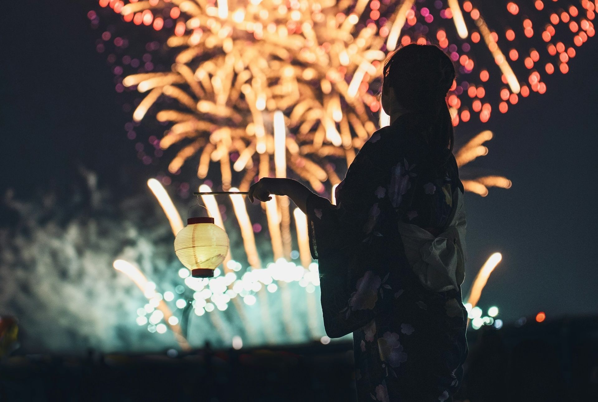 Fubutshi is a special Japanese word that refers to anything which evokes a sensation of a particular time of the year—such as the fireworks in this photo