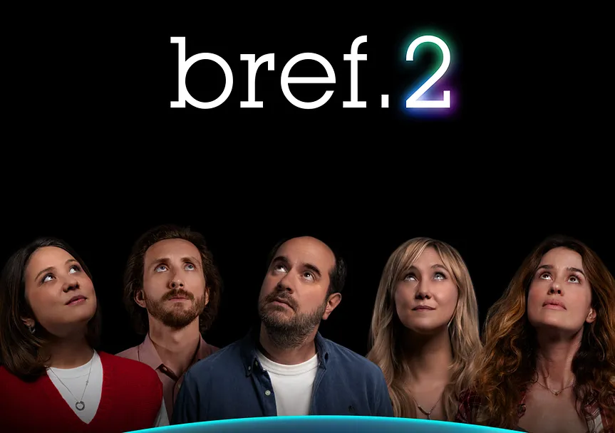 A screenshot of the thumbnail of Bref, short comedic French series suitable for advanced learners
