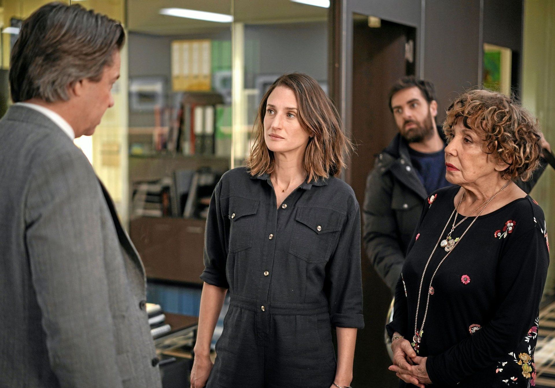 A screenshot from Call My Agent!, a French Netflix series good for people looking for French dramas