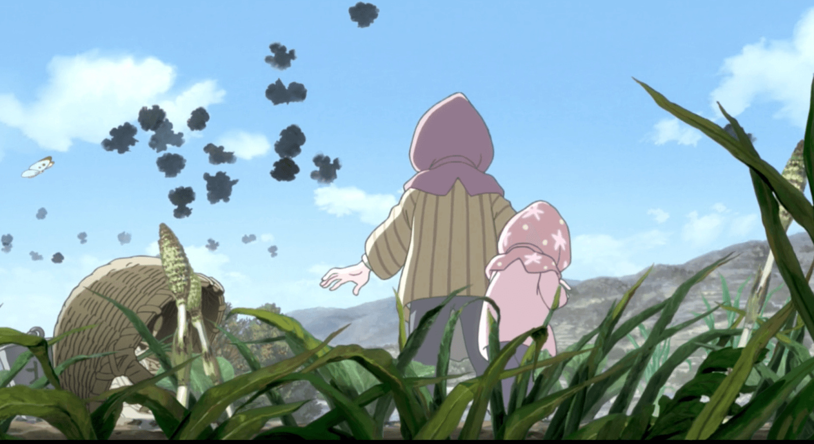 A screenshot from the Japanese history anime called In This Corner of the World
