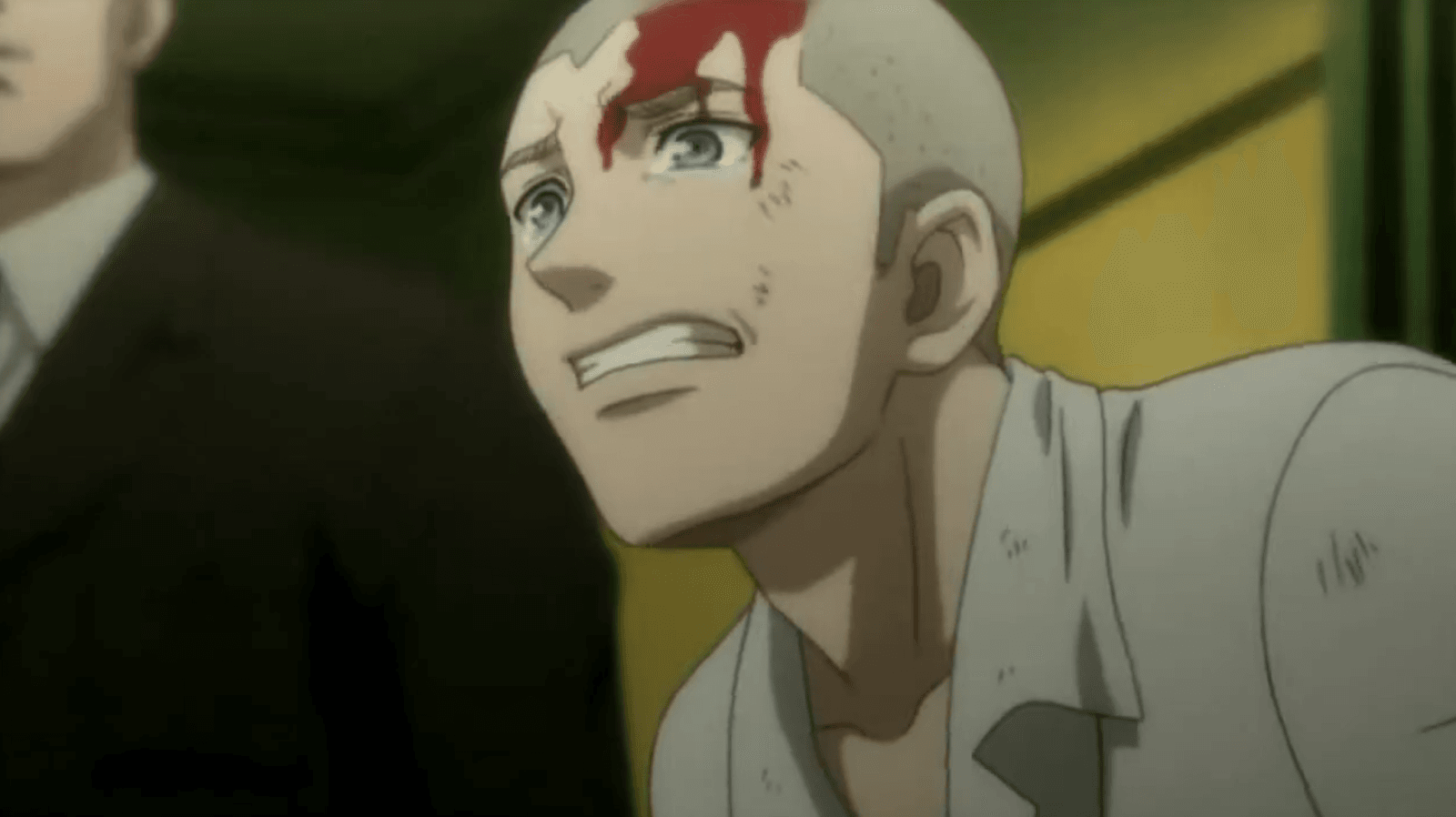 A screenshot from the Japanese history anime called Rainbow